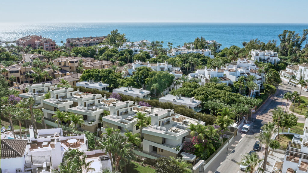 Absolute Banús, Marbella – vista de la urbanización y el mar