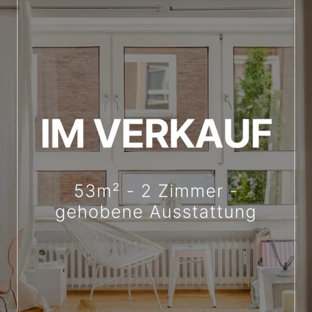 IM VERKAUF | 2-Zimmer-Wohnung in Düsseldorf-Derendorf 🏡 Hell, ruhig und mit Liebe zum Detail:…